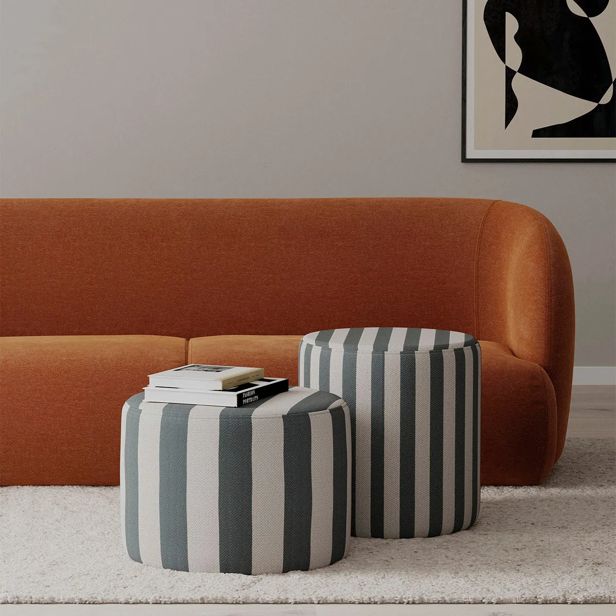 Paula Fabric 3 Seater Sofa