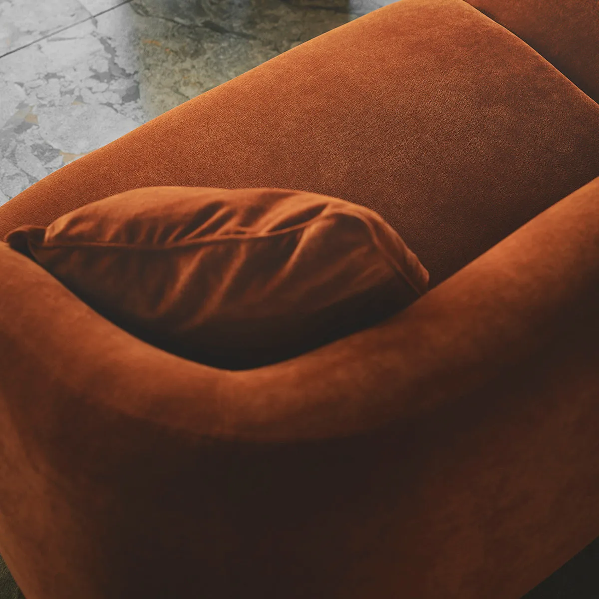 Paula Fabric 3 Seater Sofa