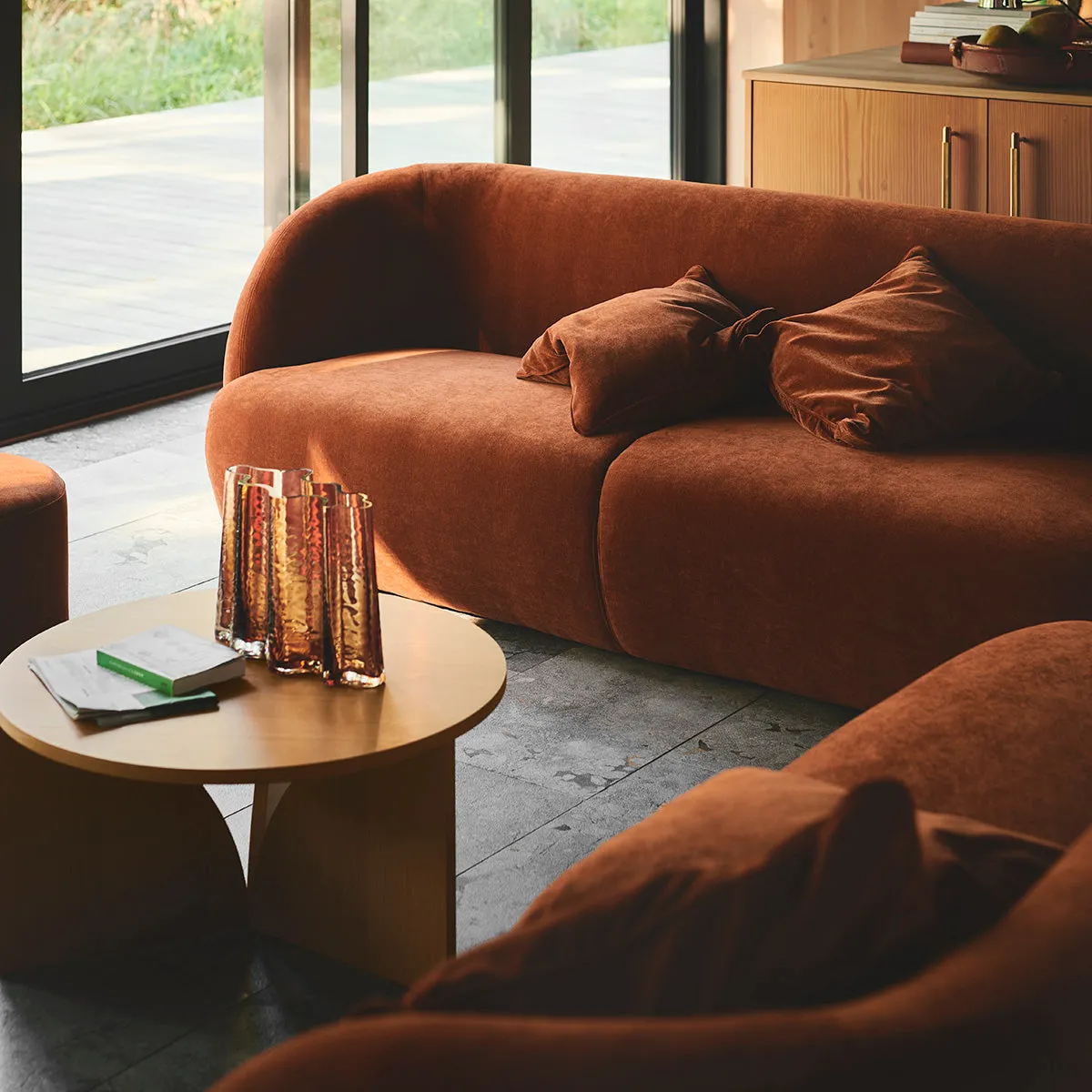 Paula Fabric 3 Seater Sofa
