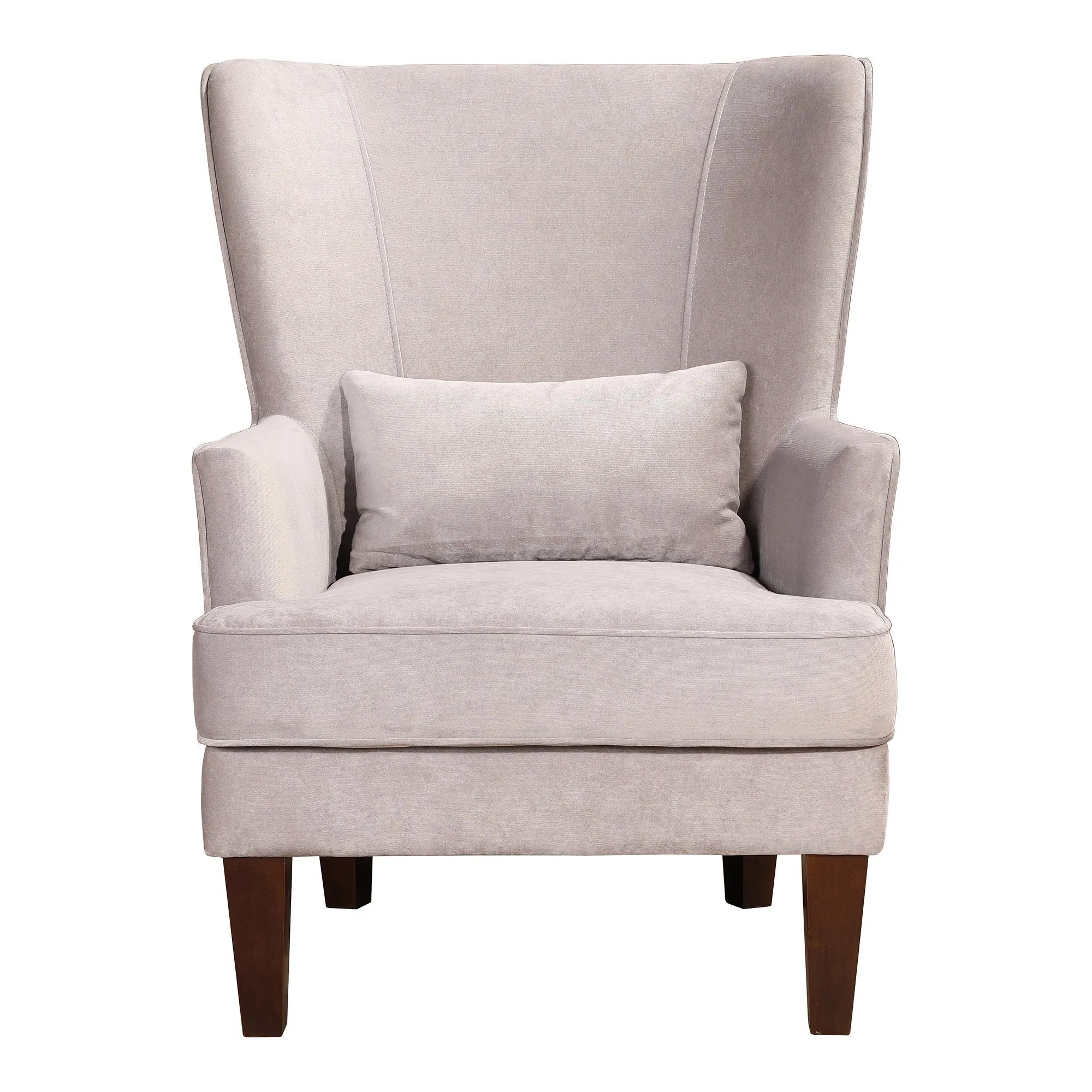 Prince Arm Chair Grey Velvet