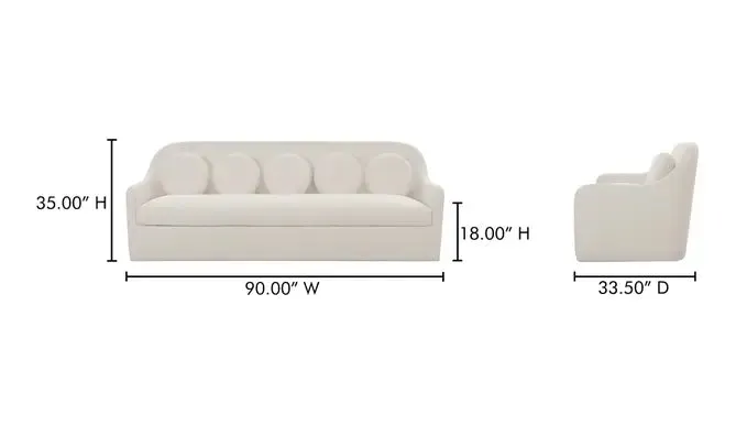 Rialto Sofa White