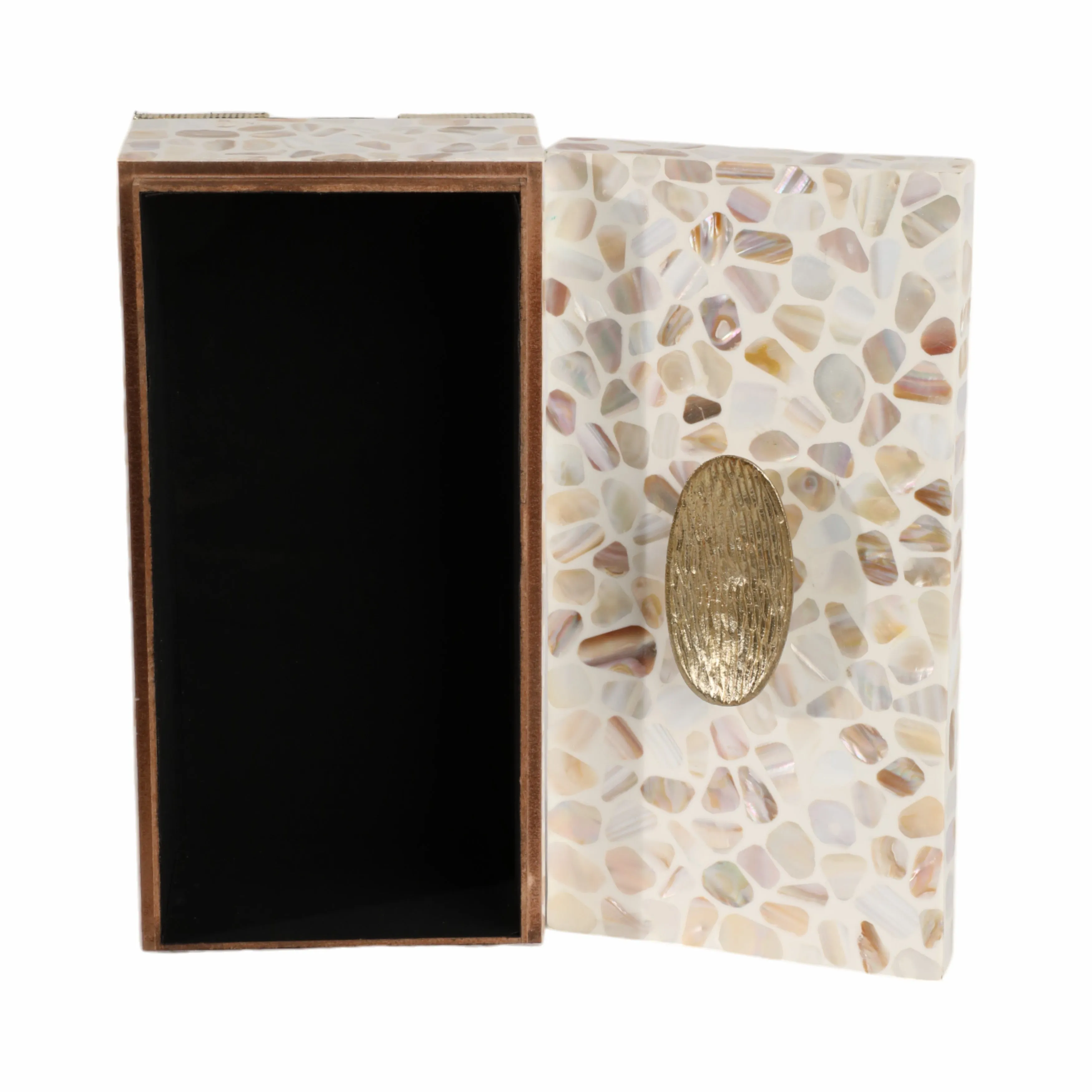 S/2 12/14" Allerd Mother & Pearl Boxes