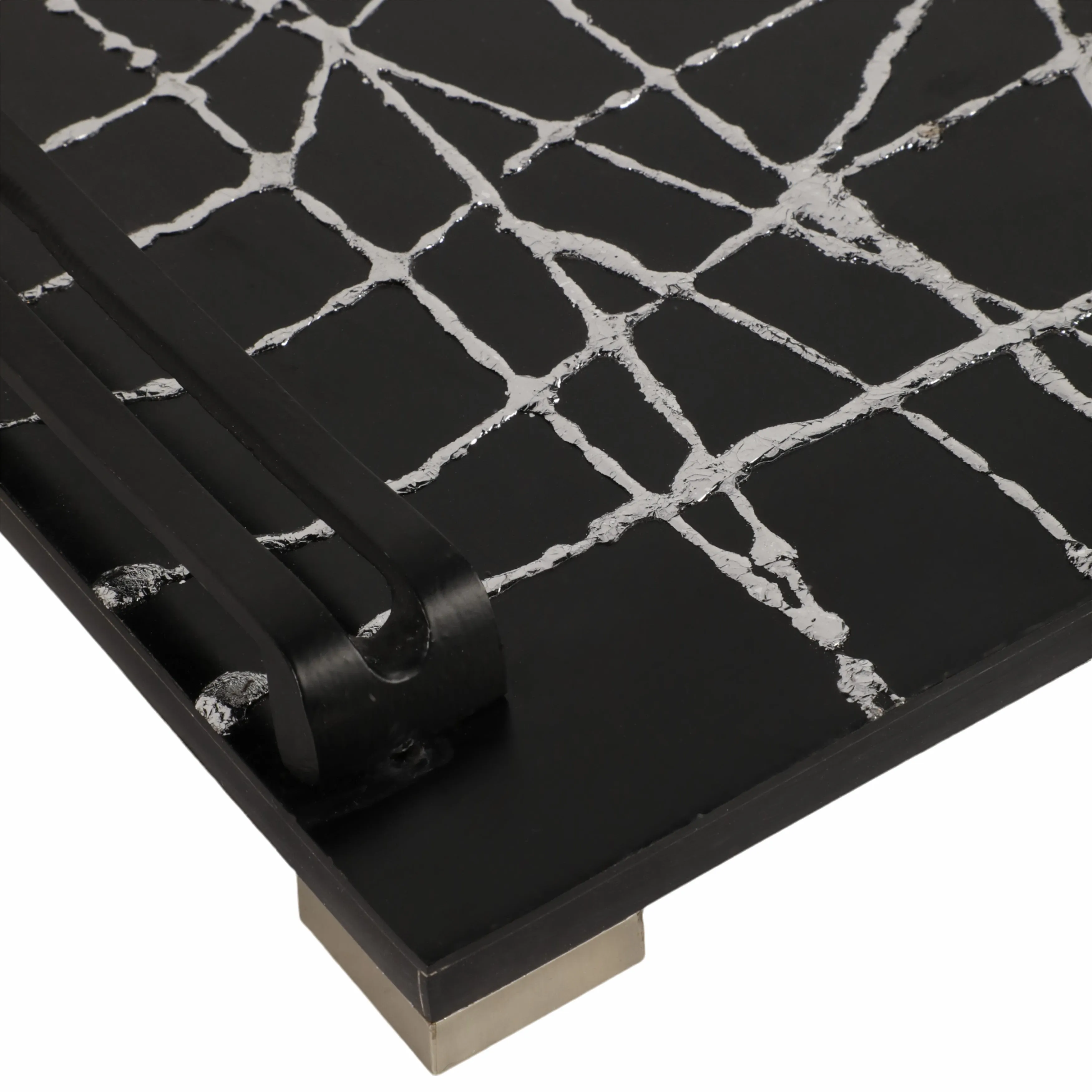 S/2 18/22" Pratt Black Resin Trays
