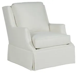 Savannah Skirted Swivel Chair