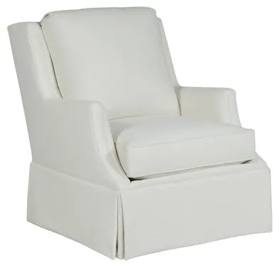 Savannah Skirted Swivel Chair