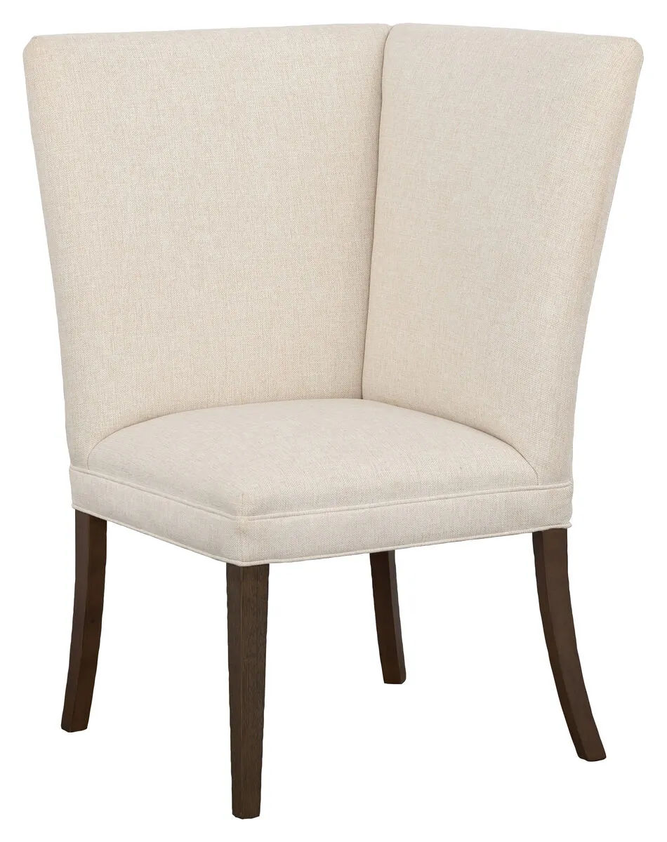 Straight Back Corner Chair Banquette