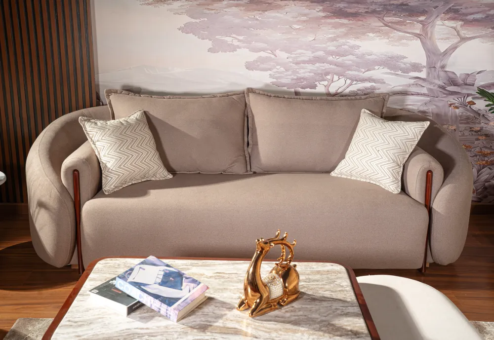 Three-Seater Sofa from Maiden Home, Beige - 220x75x75 cm M110453328