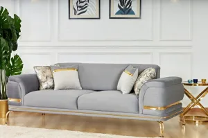 Three-Seater Sofa from Maiden Home, Gray - 220x75x75 cm M110453305