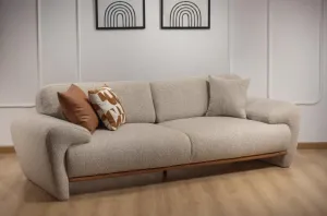 Three-Seater Sofa from Maiden Home, Gray - 220x75x75 cm M110453471