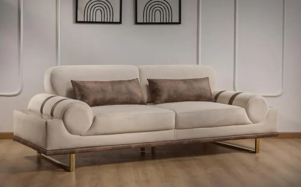 Three-seater sofa from Maiden Home White - 220x75x75 cm M110453453