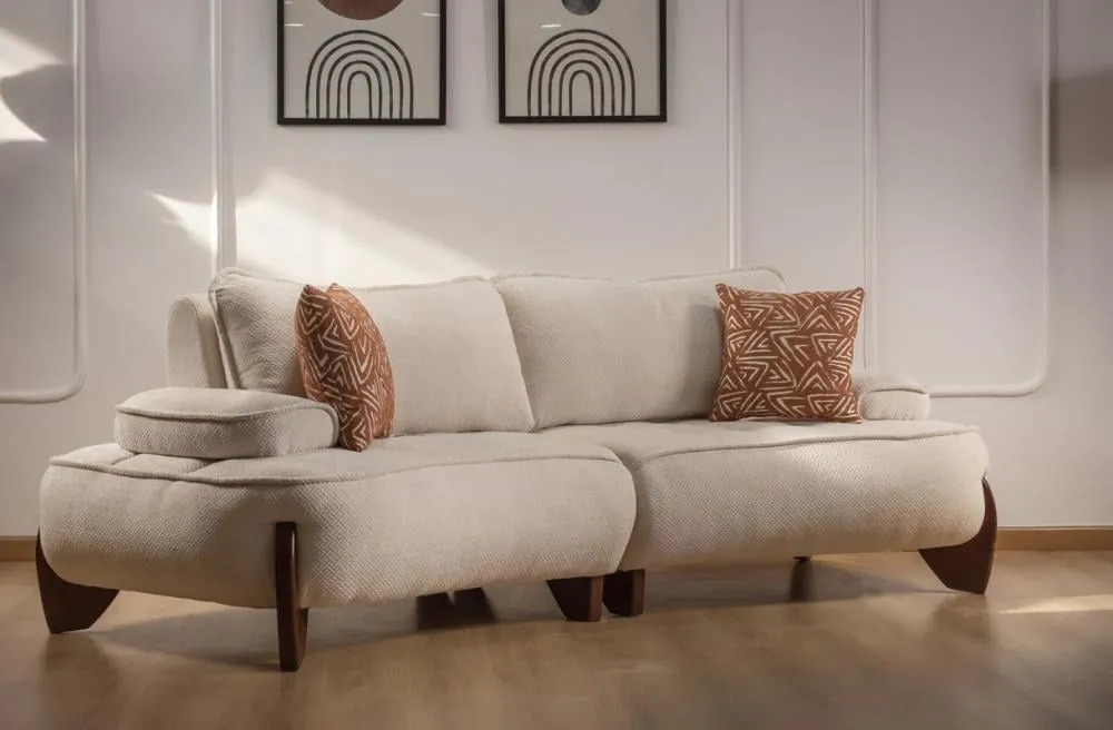 Two-Seater Sofa from Outar, White - 190x75x75 cm M110453362