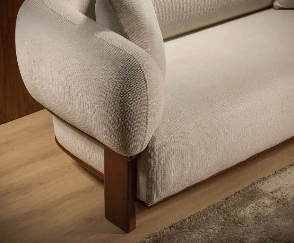 Two-Seater Sofa from Outar, White - 190x75x75 cm M110453368