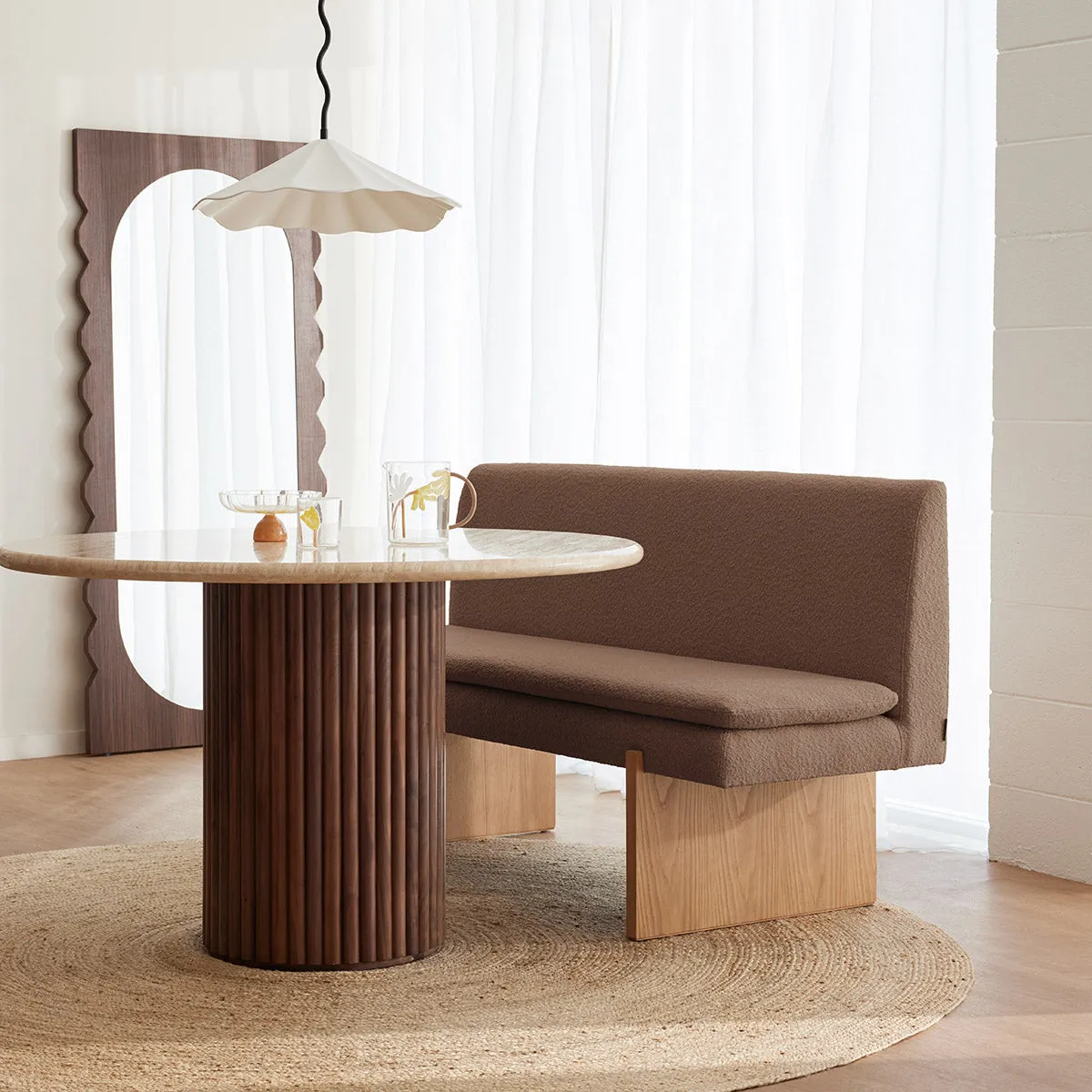 Umi Boucle Dining Sofa