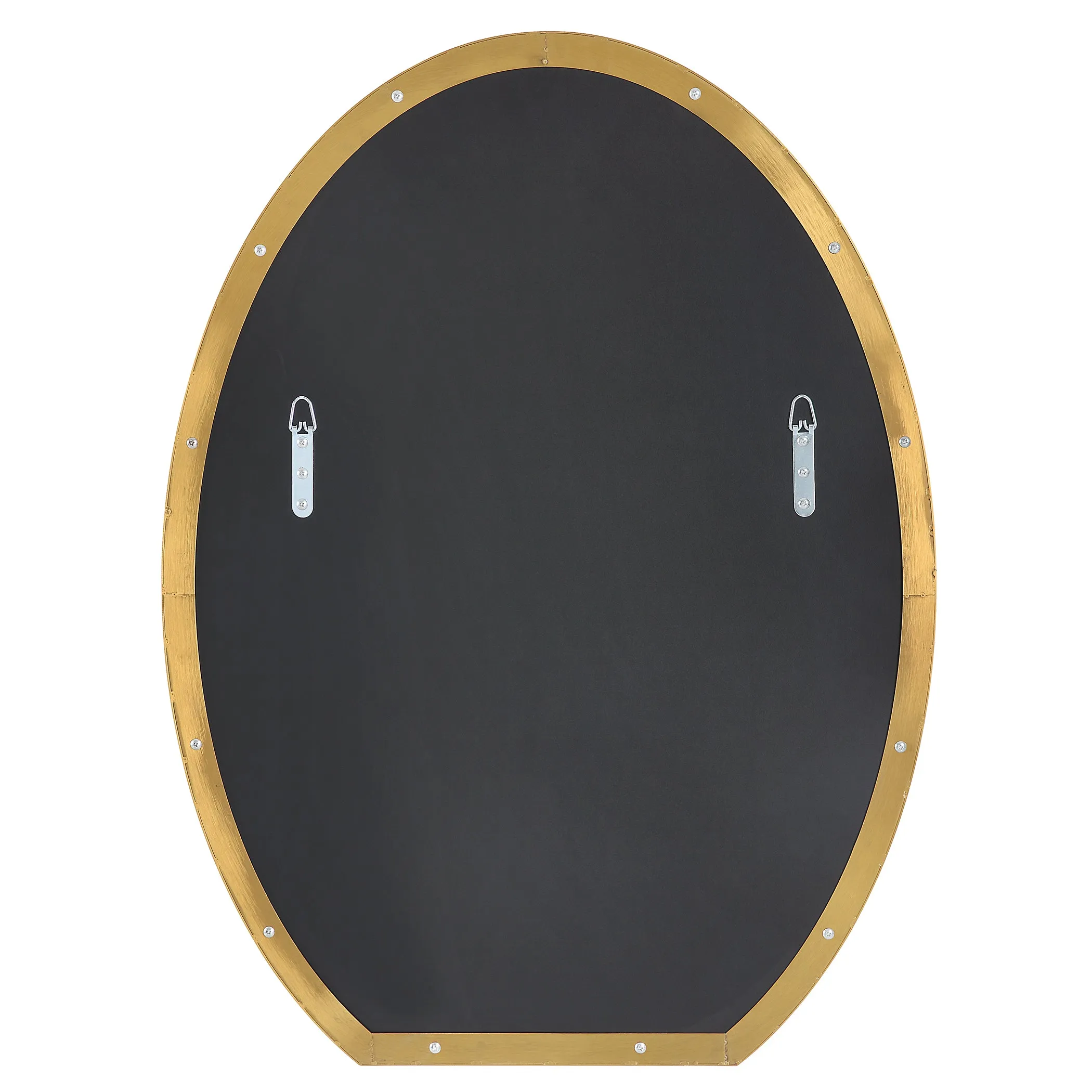 Uttermost Cabell Brass Oval Mirror