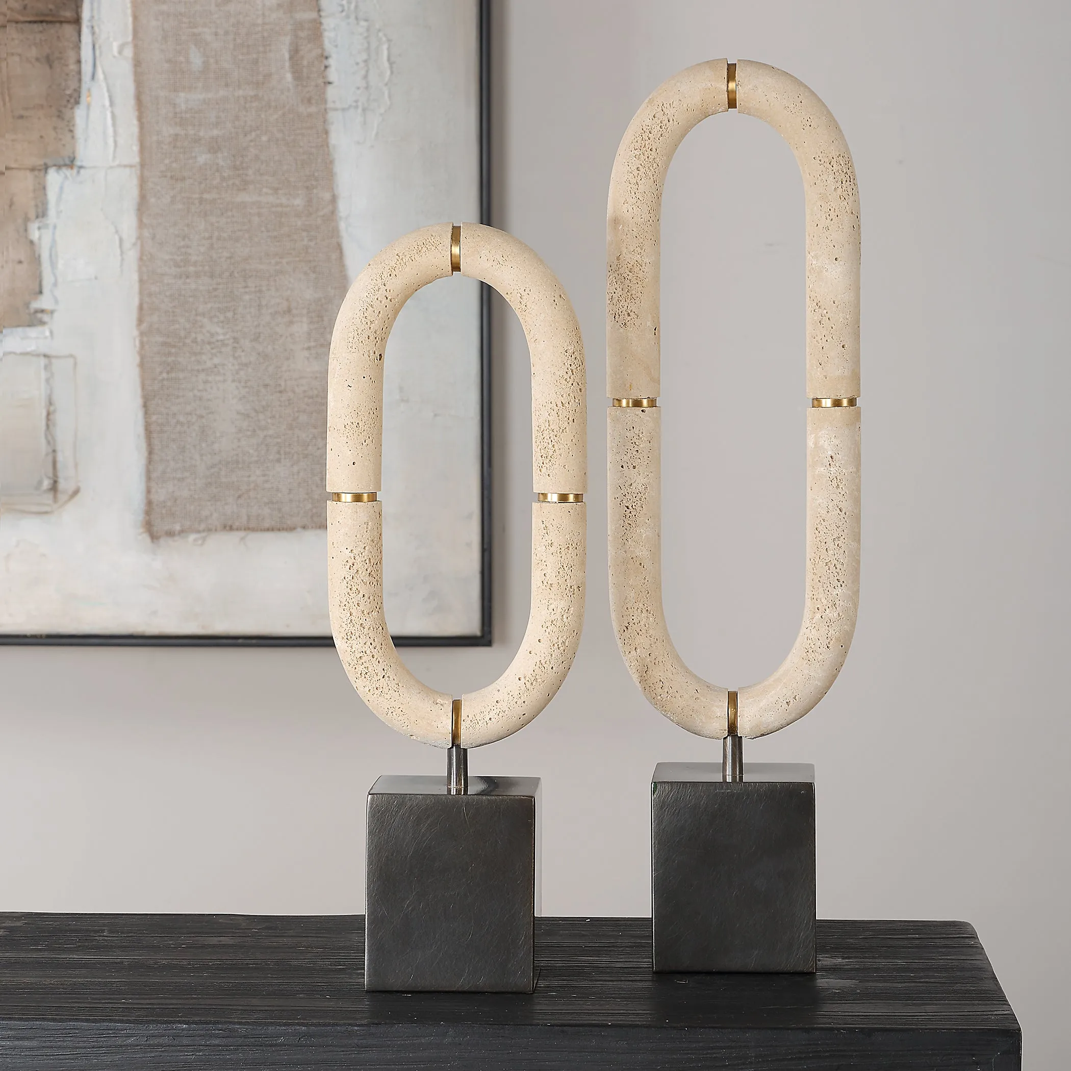 Uttermost Oval Sculptures Fusion Set/2