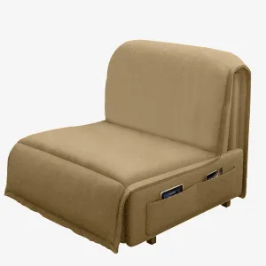 Velvet 2 in 1 Chairbed - Dark Ivory - Bueno