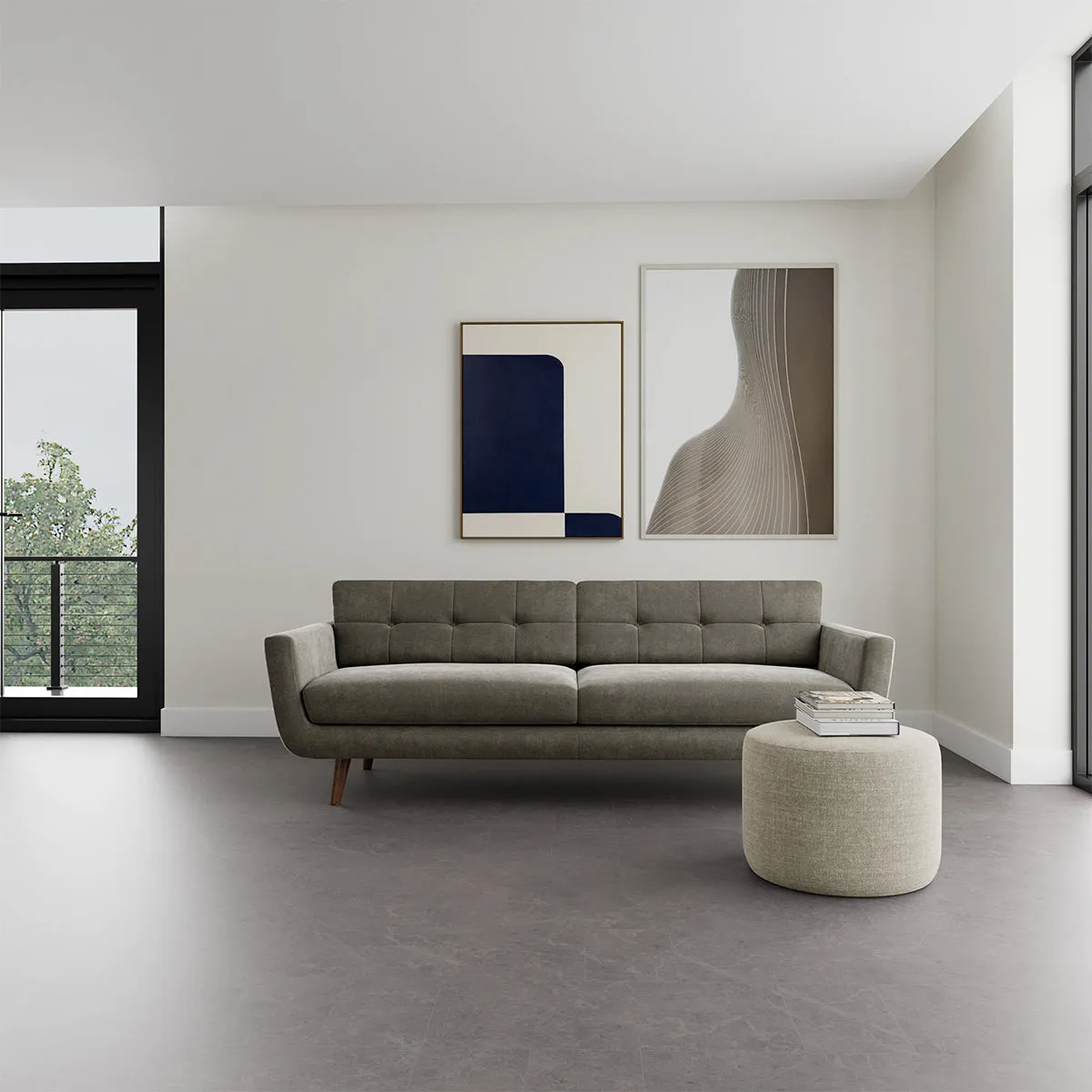 Vera Fabric 3 Seater Sofa