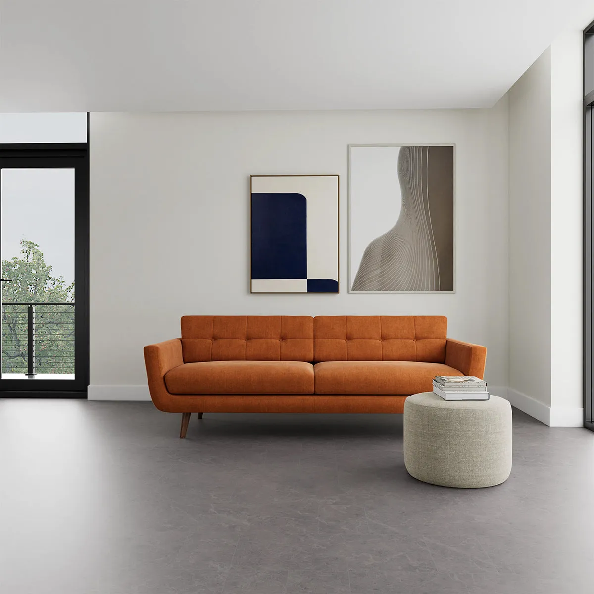Vera Fabric 3 Seater Sofa
