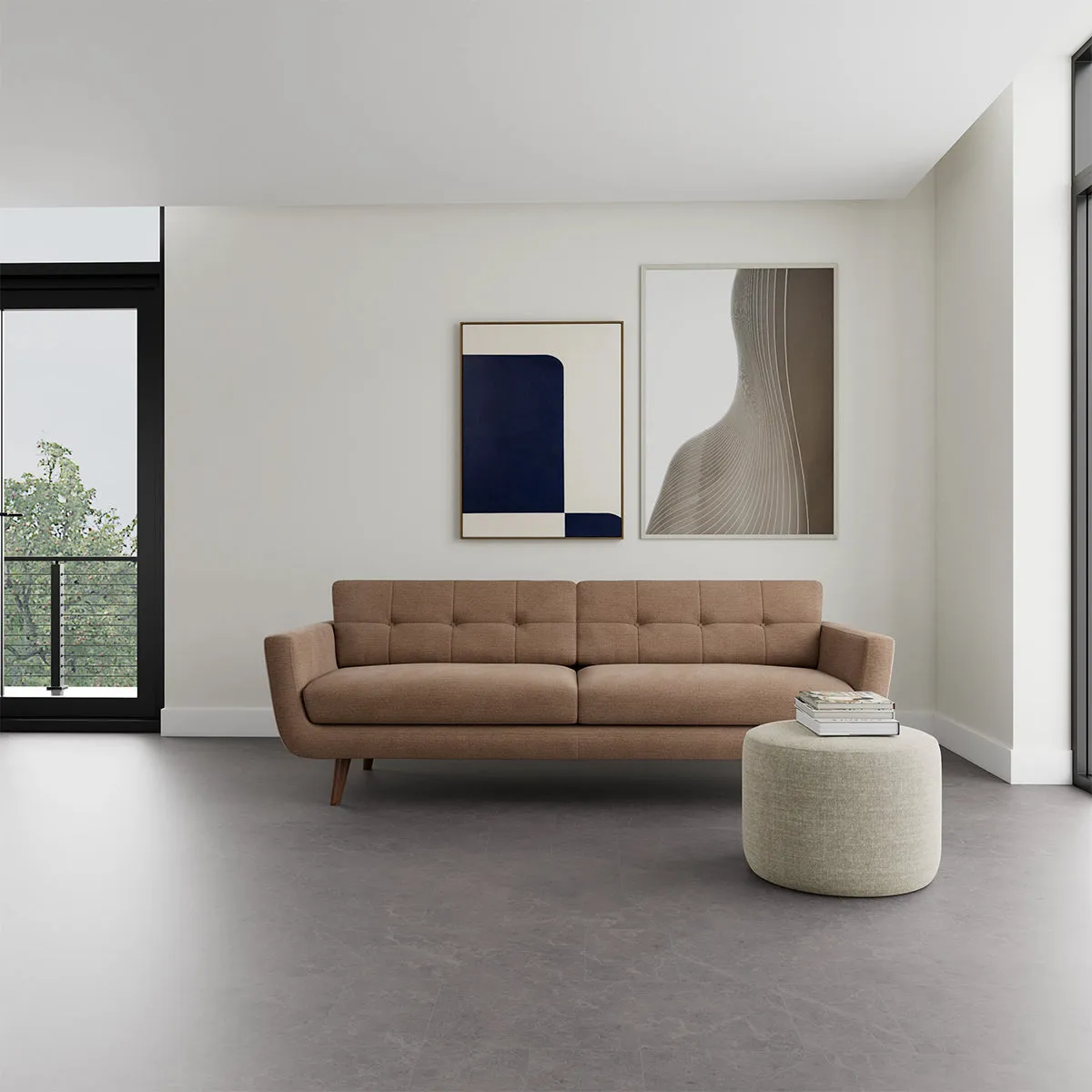 Vera Fabric 3 Seater Sofa