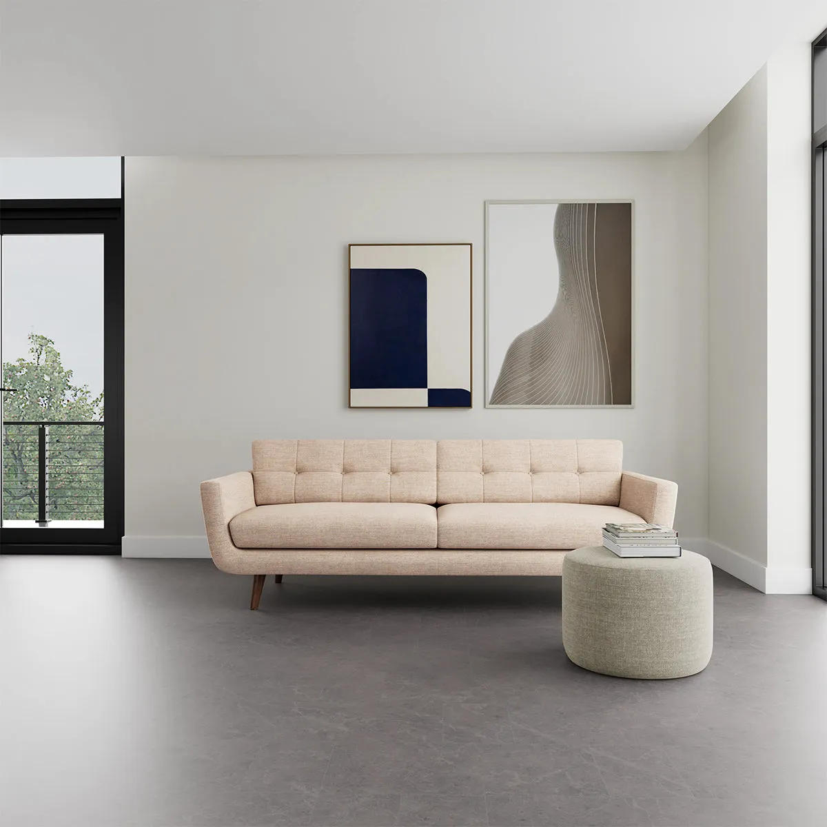 Vera Fabric 3 Seater Sofa