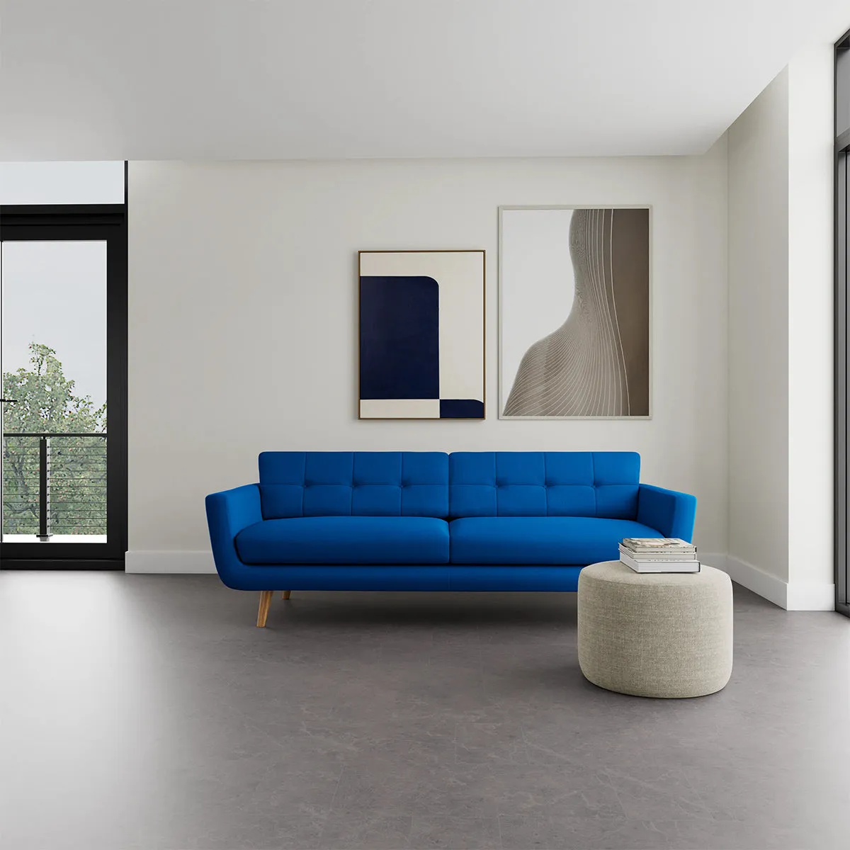 Vera Fabric 3 Seater Sofa