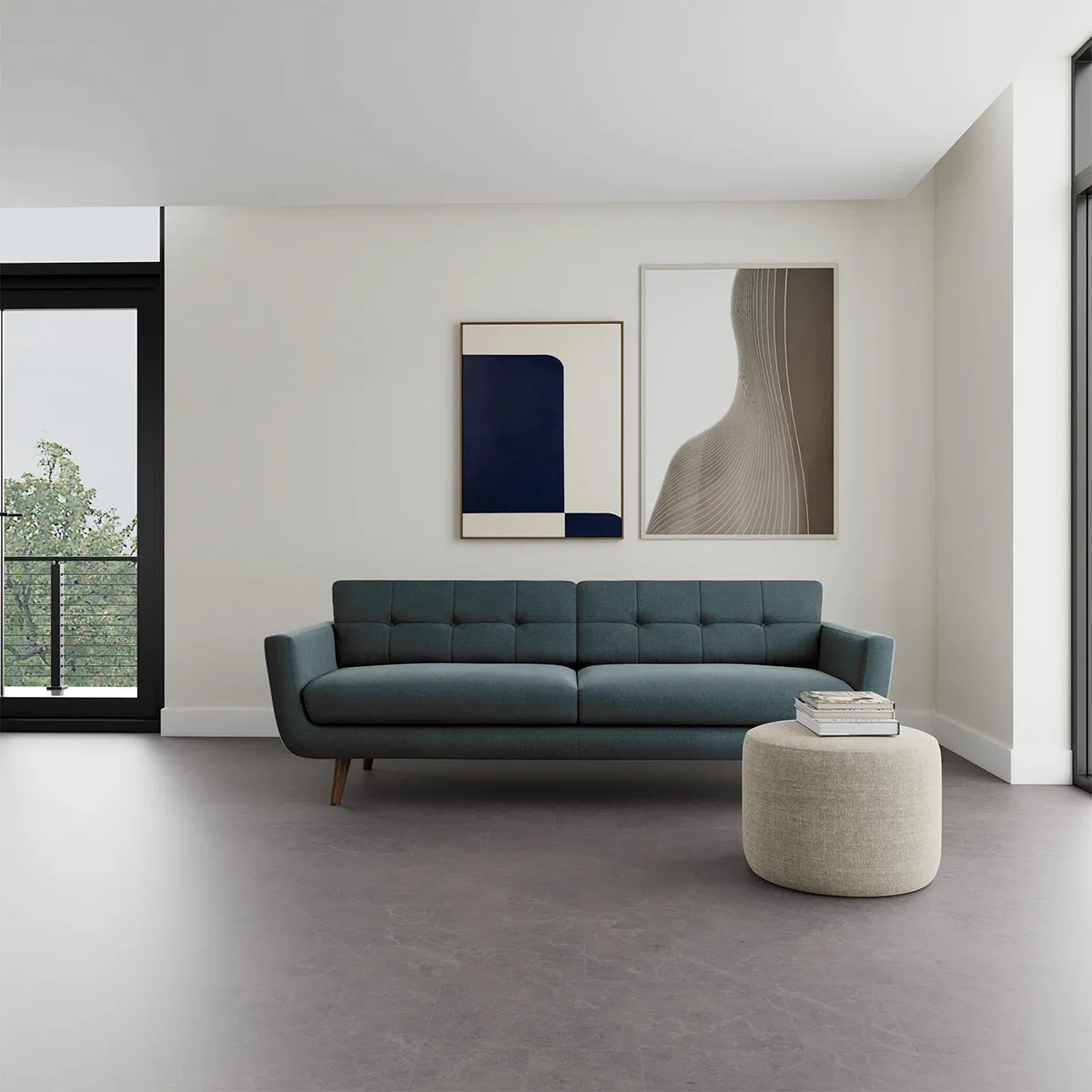 Vera Fabric 3 Seater Sofa
