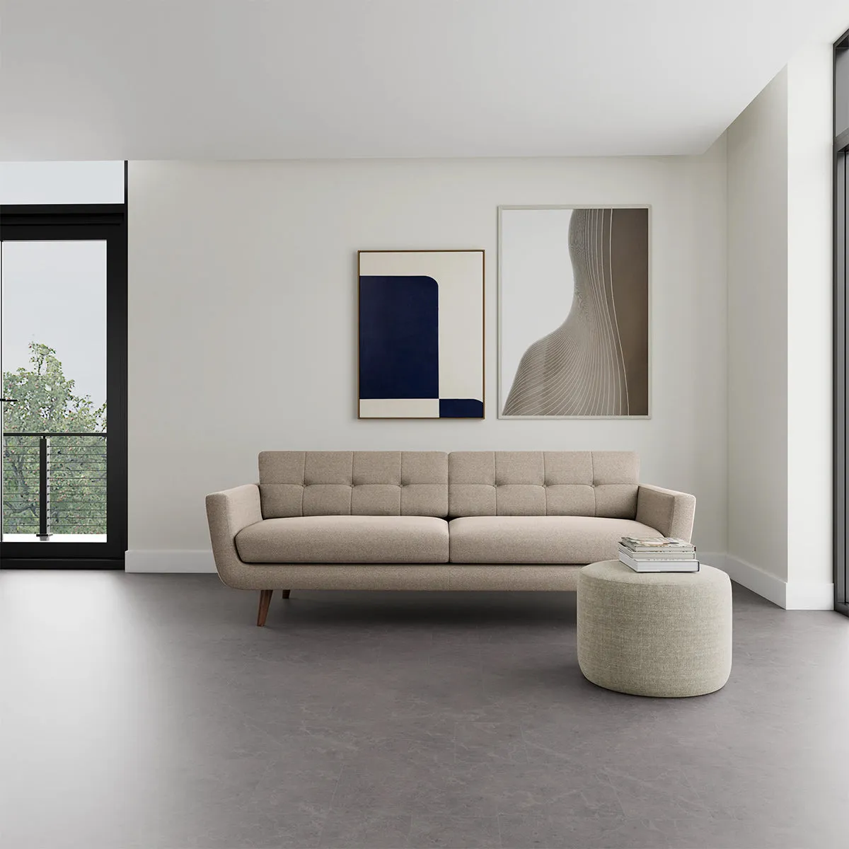 Vera Fabric 3 Seater Sofa