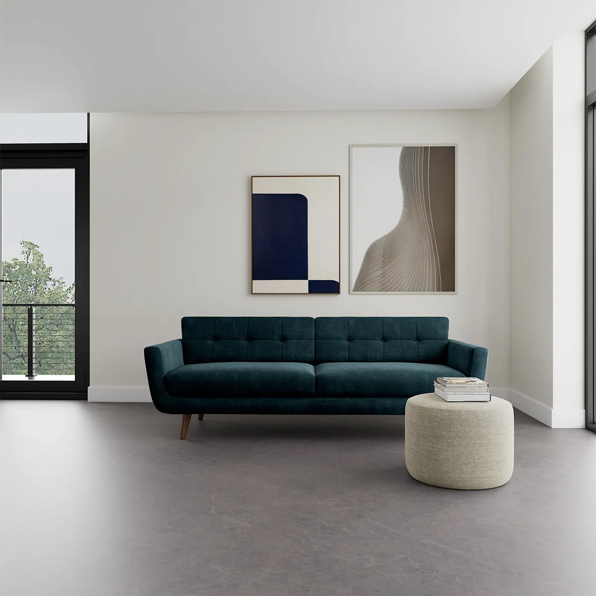 Vera Fabric 3 Seater Sofa