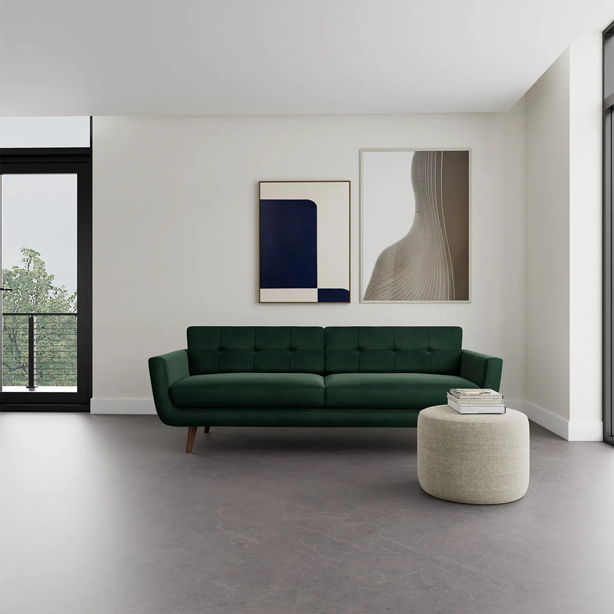Vera Velvet 3 Seater Sofa