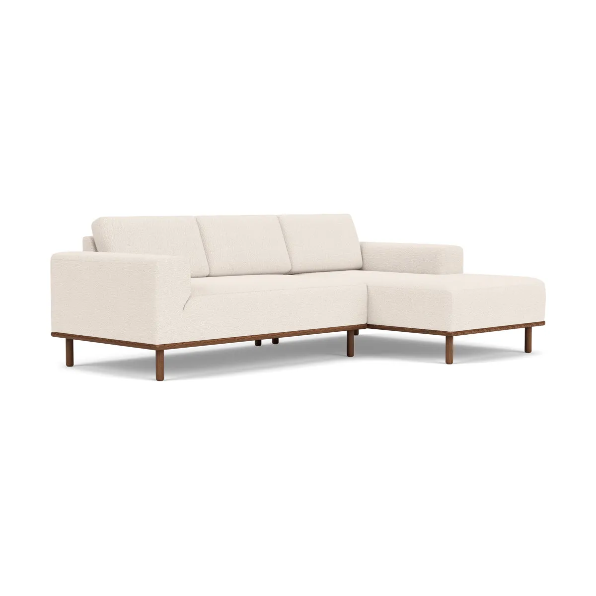 Vilmar Boucle Right Chaise Sofa