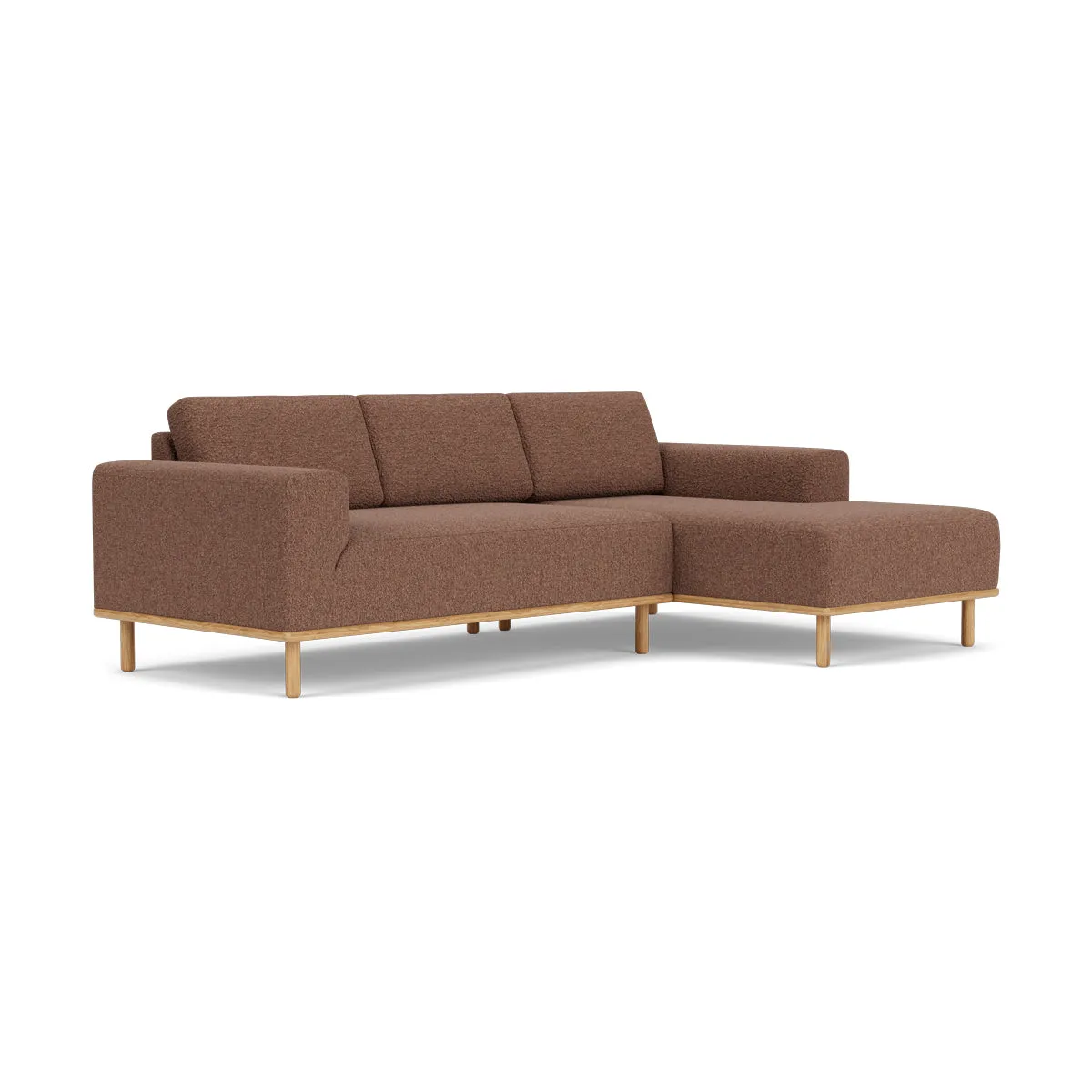 Vilmar Boucle Right Chaise Sofa