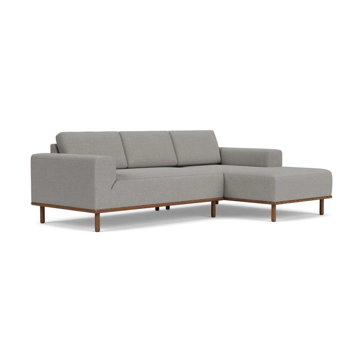 Vilmar Boucle Right Chaise Sofa
