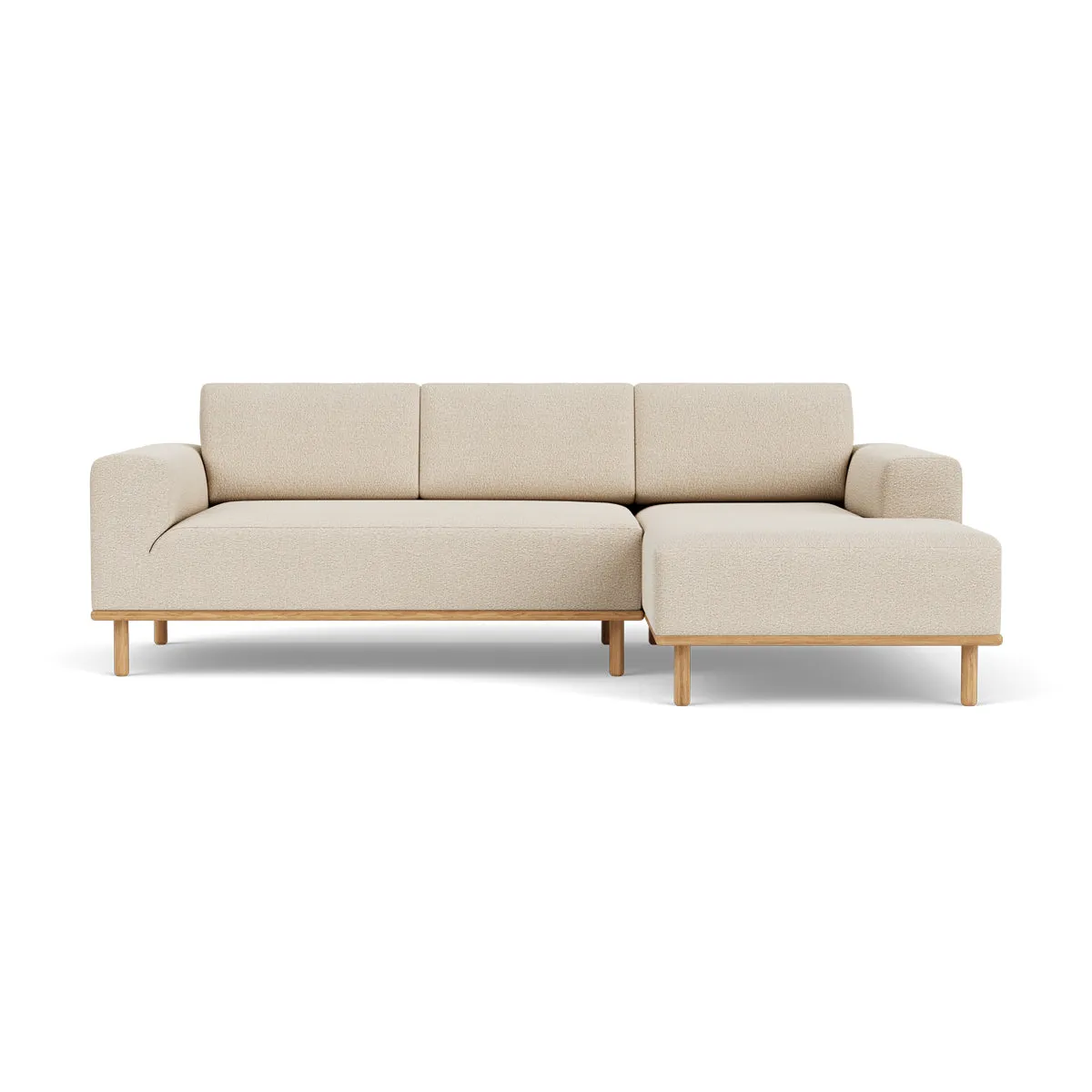Vilmar Boucle Right Chaise Sofa