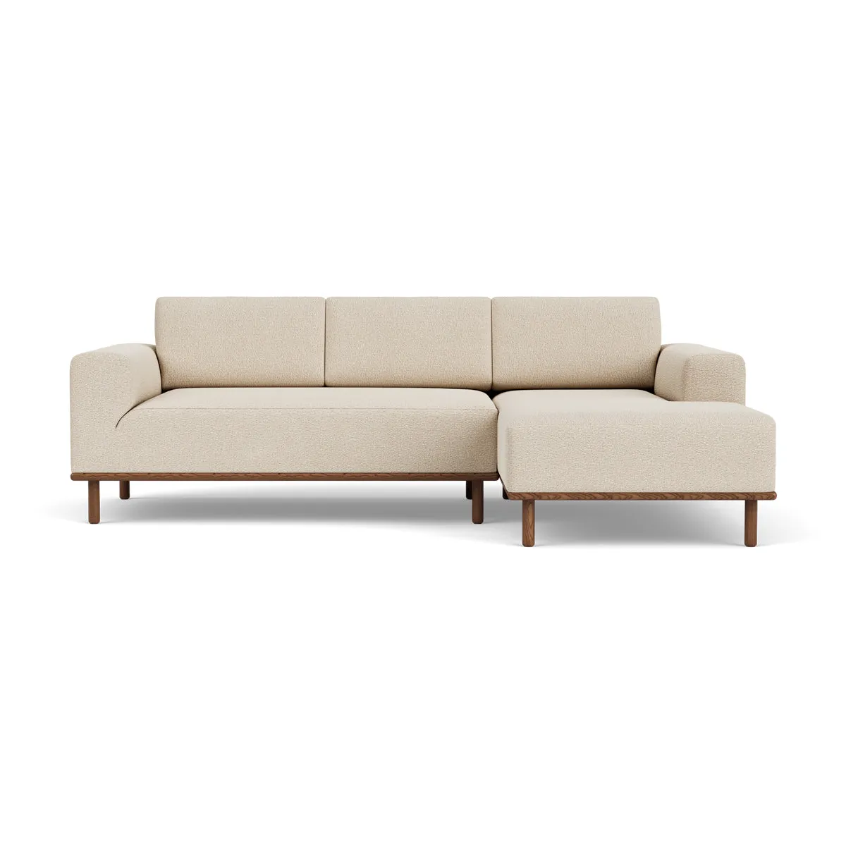 Vilmar Boucle Right Chaise Sofa
