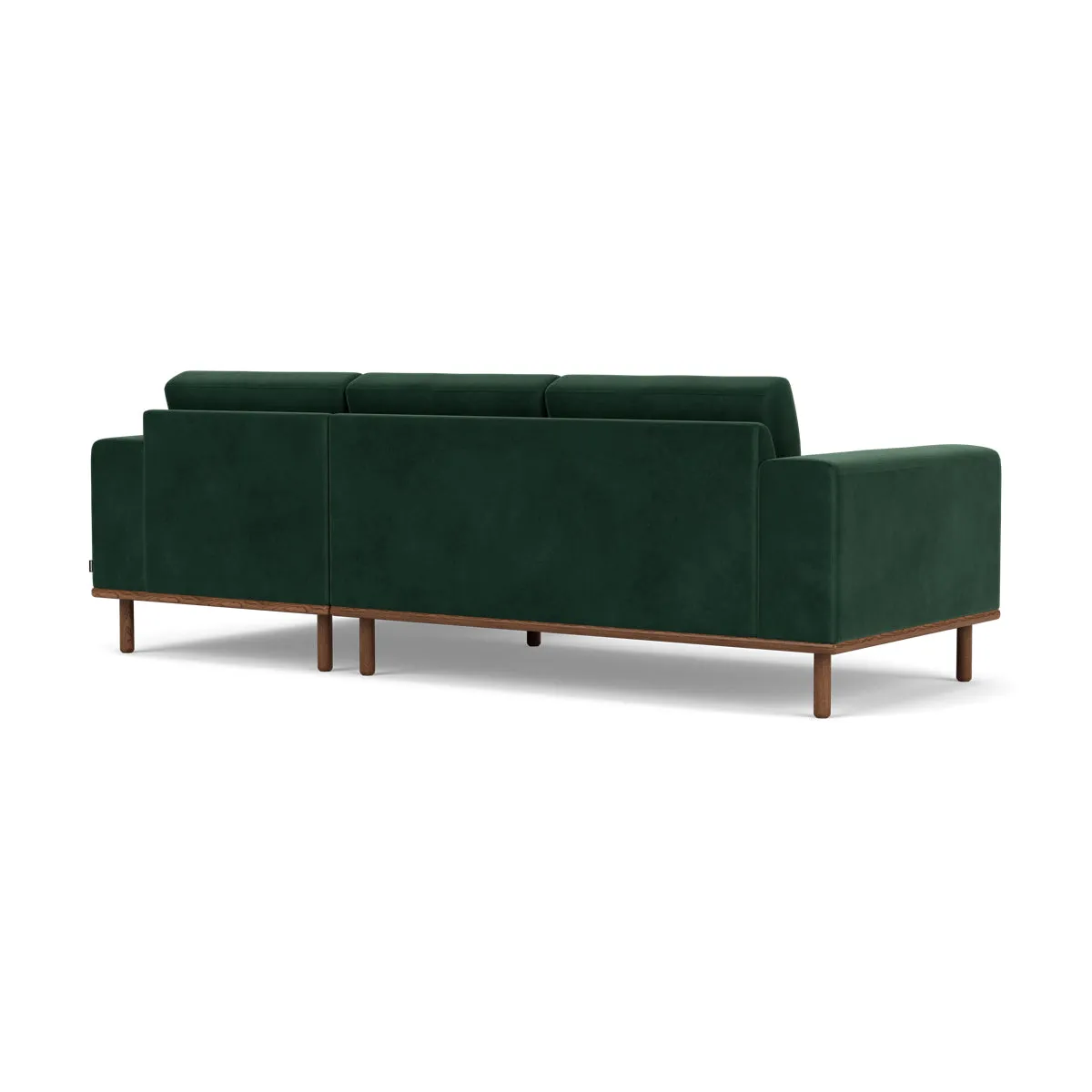 Vilmar Velvet Right Chaise Sofa