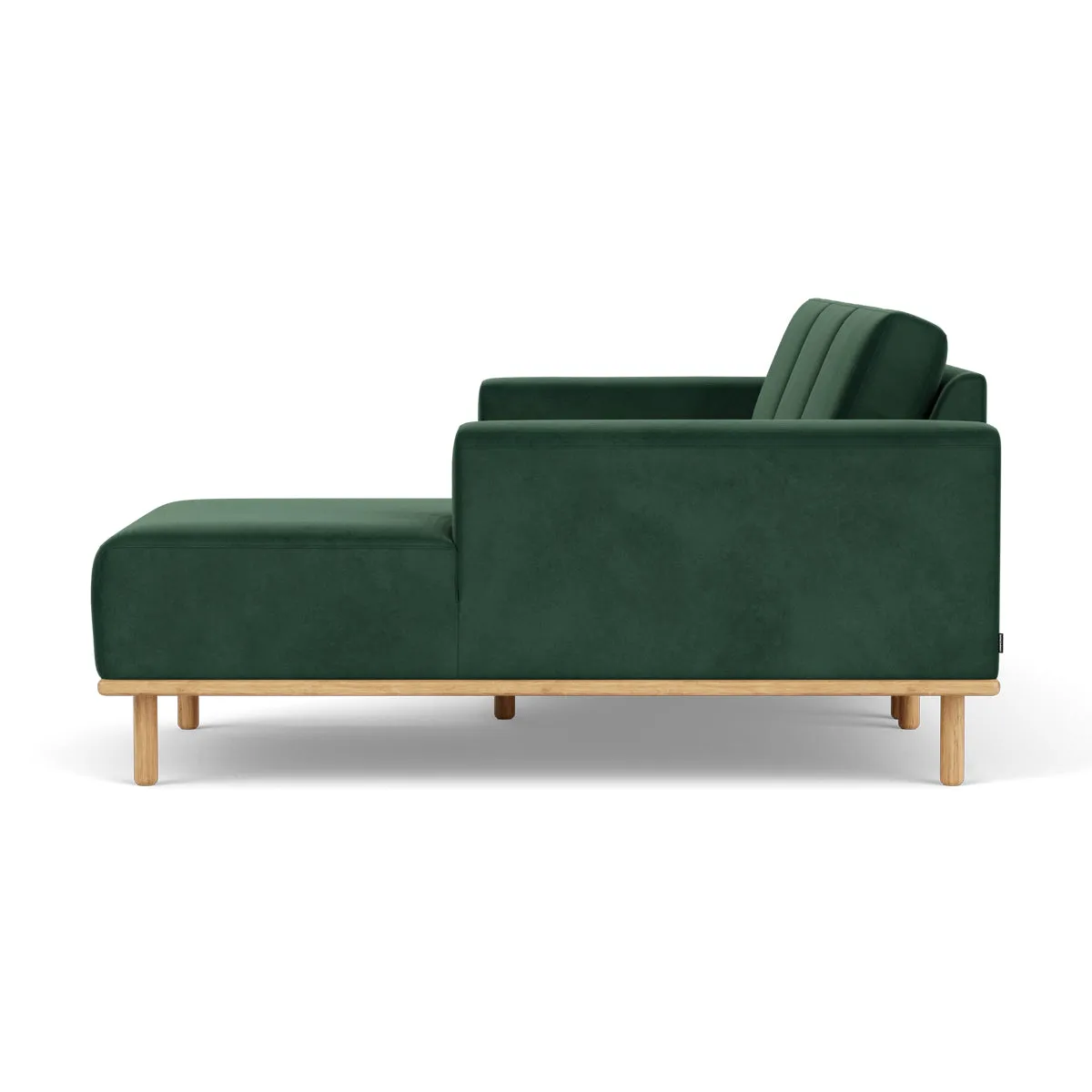 Vilmar Velvet Right Chaise Sofa