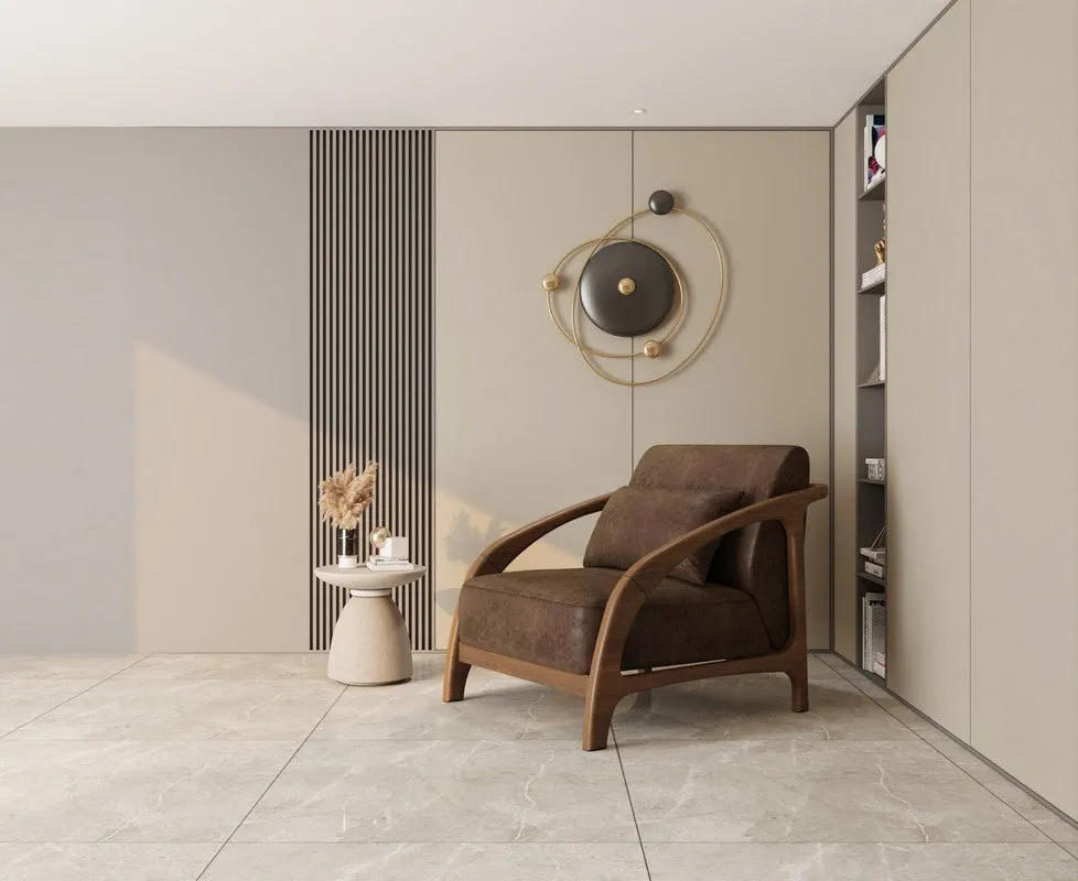 Wigaar Leather Chair by Alhome