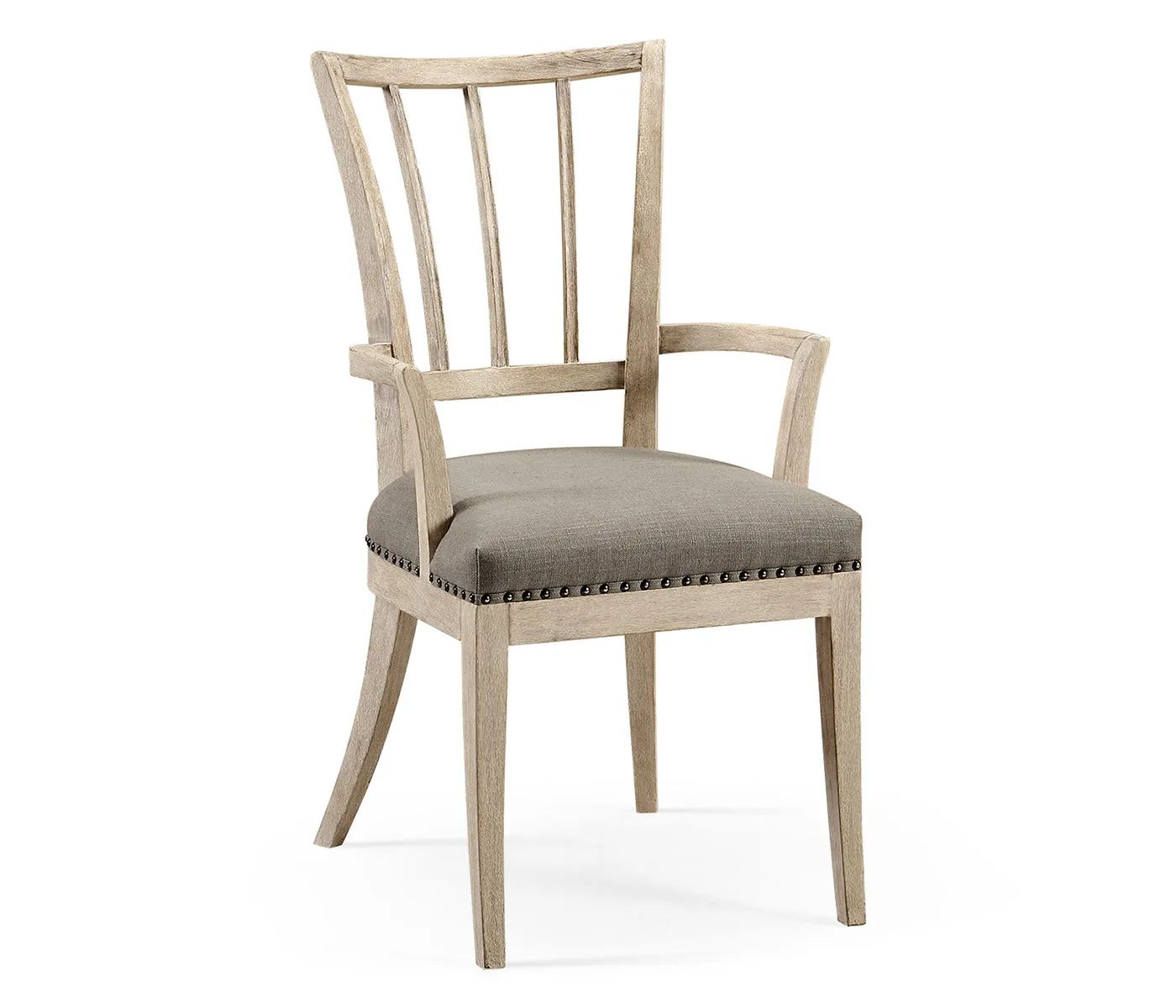 William Yeoward Collected - Country House Chic - Lucillo Washed Acacia Carver Arm Chair