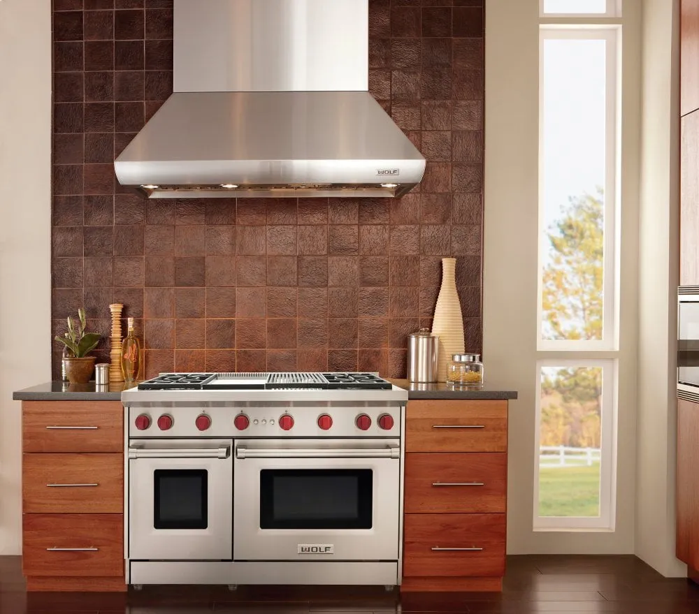 Wolf PWC542418 54" Pro Wall Chimney Hood