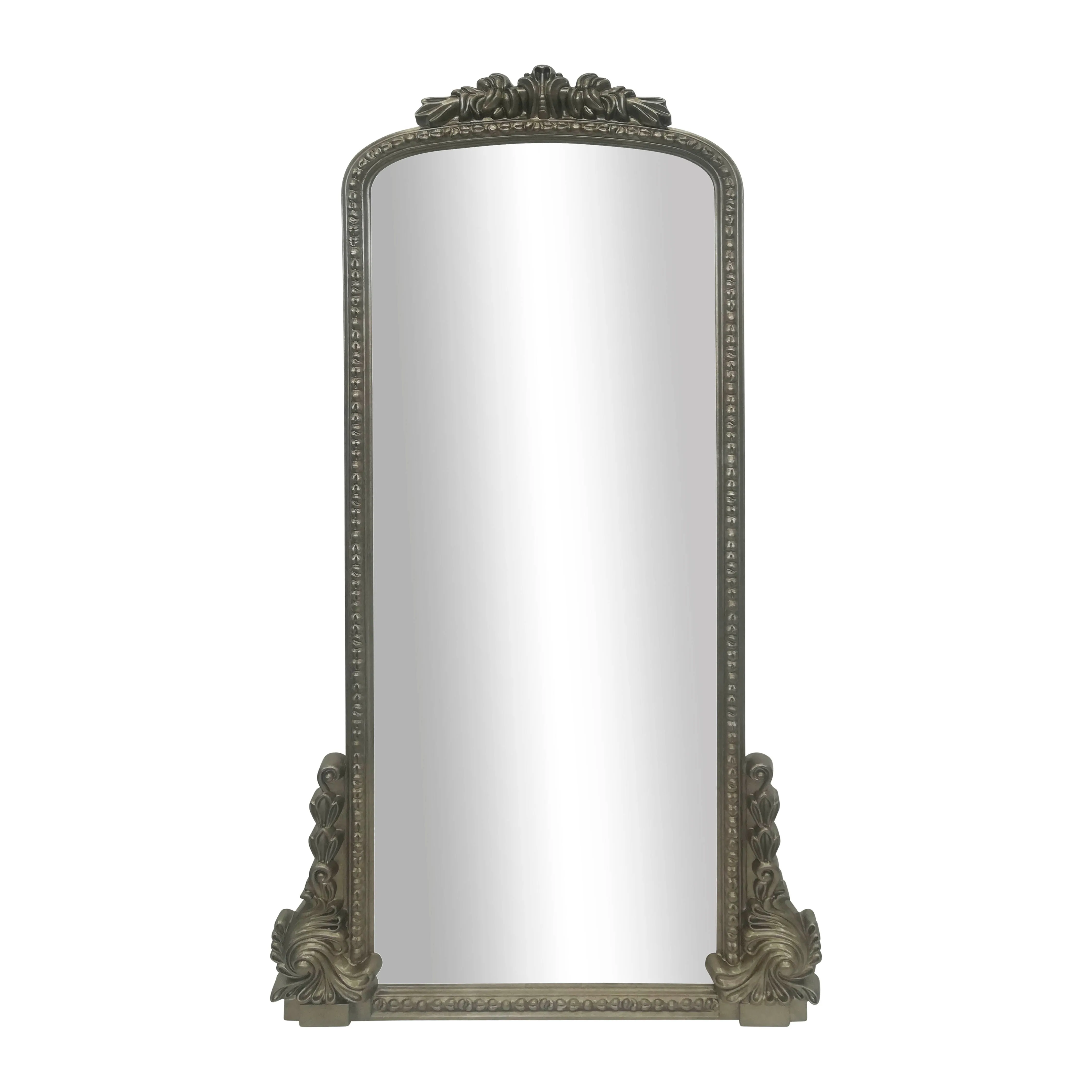 WOOD, 72", MIRROR WITH ANTIQUE FRAME, CHAMPAGNE