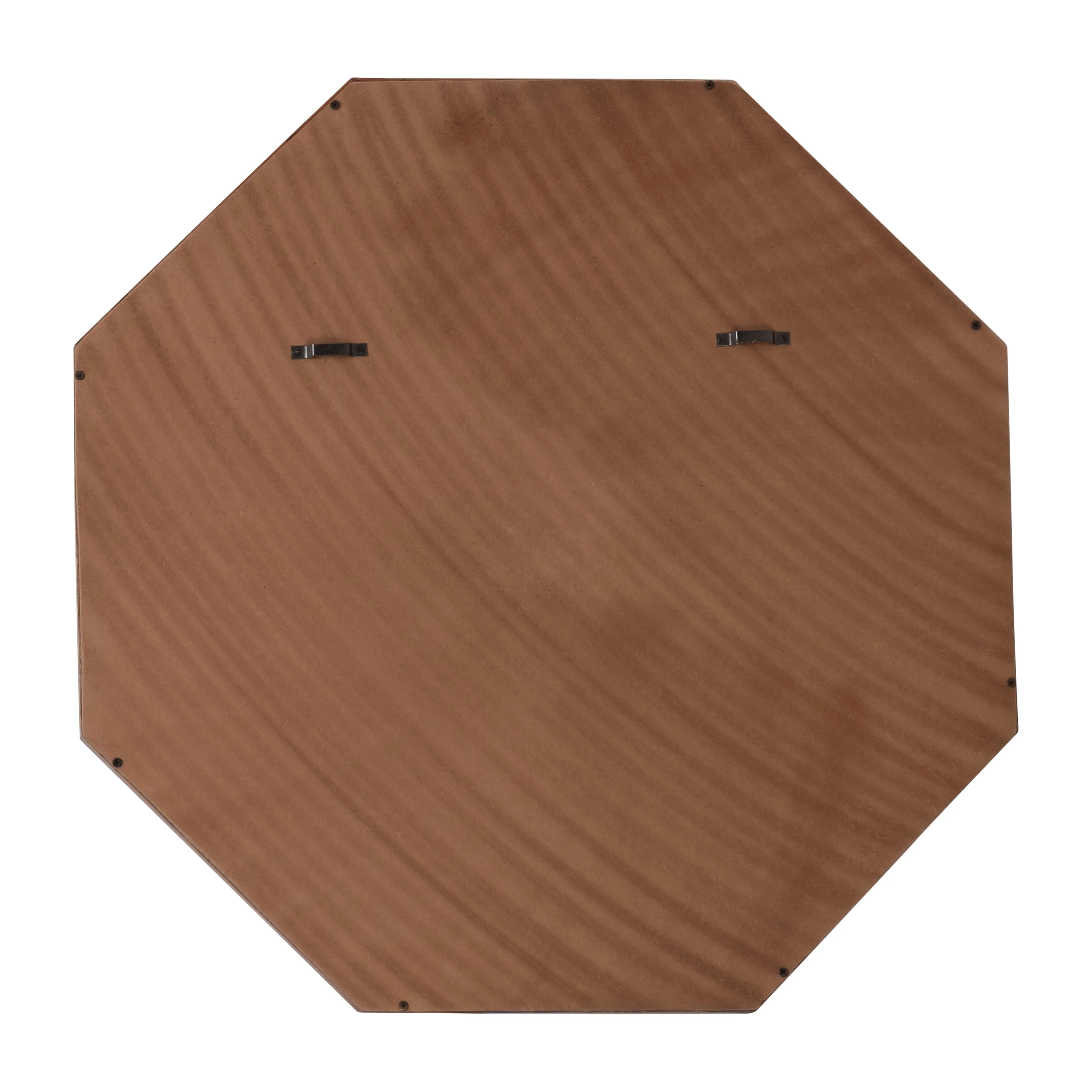 WOOD,30X30, OCTAGON SHAPED MIRROR,CHERRY
