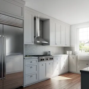 Xo Appliance XOS36SMUA 395 Cfm 36" Make Up Air Compliant Curving Front Range Hood Stainless