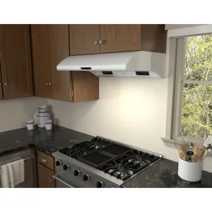 Zephyr AK2100BW 30" Typhoon Undercabinet Hood With 850 Cfm Blower, 6 Speed Levels