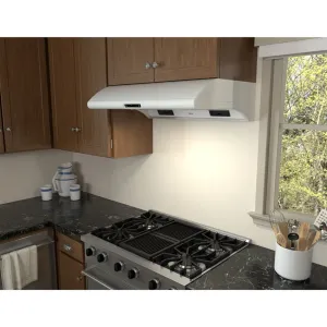 Zephyr AK2136BW 36" Typhoon Undercabinet Hood With 850 Cfm Blower, 6 Speed Levels