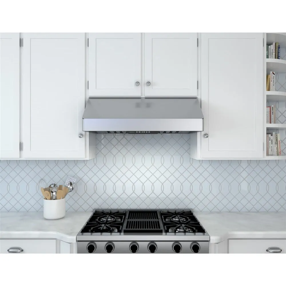 Zephyr AK7042BS 42" Tempest I Wall Hood With 650 Cfm Blower, 6 Speed Levels, Act