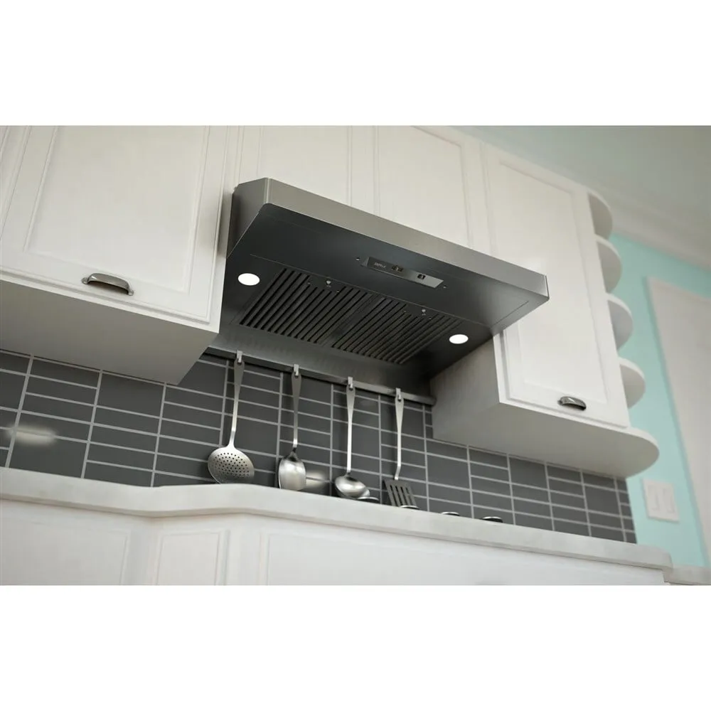 Zephyr AK7100ASBF 30" Gust Undercabinet Hood W/400 Cfm Blower,3 Speed Levels,Baffle Filter