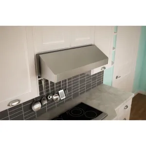 Zephyr AK7100ASBF 30" Gust Undercabinet Hood W/400 Cfm Blower,3 Speed Levels,Baffle Filter