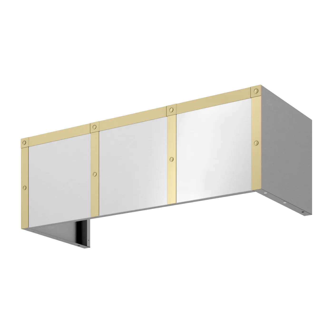 Zephyr BKDC14812ASG Duct Cover Banding Kit, 48In X 12In, Satin Gold