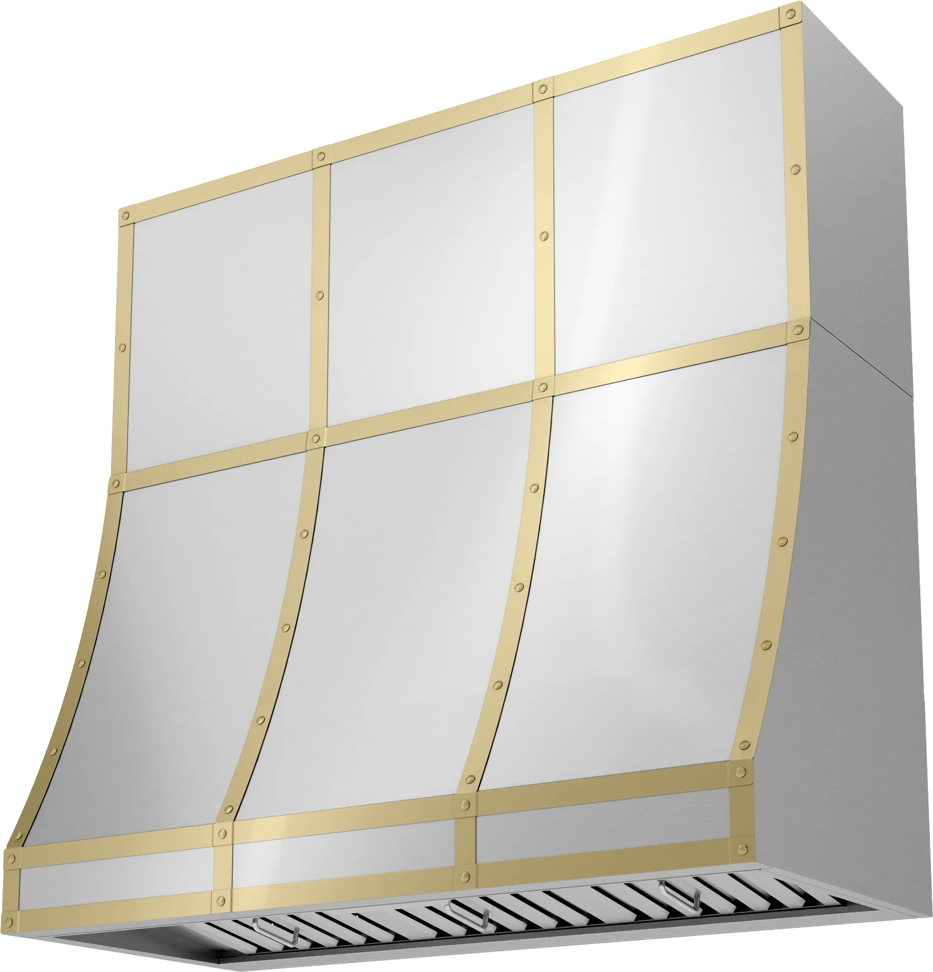 Zephyr BKDC14818ASG Duct Cover Banding Kit, 48In X 18In, Satin Gold