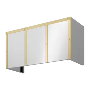 Zephyr BKDC14818ASG Duct Cover Banding Kit, 48In X 18In, Satin Gold